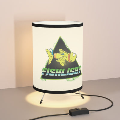 Fishlight Tripod Lamp with High-Res Printed Shade, US\CA plug